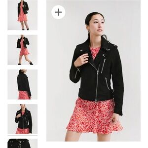 Gray brand new moto jacket. New with tags.